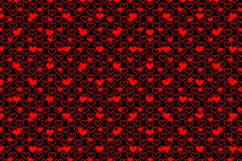 Abstract marbling heart pattern for fabric, tile design. background . Abstr.. Stock Illustration