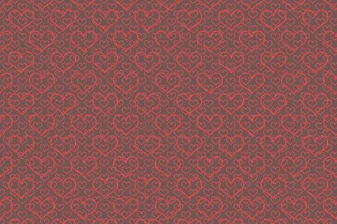 Abstract marbling heart pattern for fabric, tile design. background . Abstr.. Stock Illustration