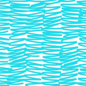 Abstract marker strokes seamless pattern Stock Illustration