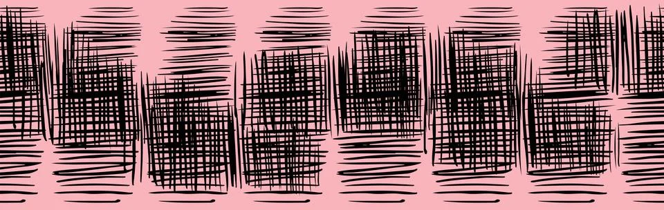 THe abstract marks scribbled grunge vector border Stock Illustration