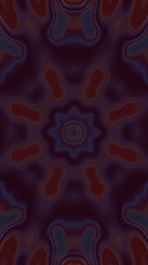 Abstract maroon kaleidoscope pattern tunnel video vj loop background screen.. Stock Footage 321571051
