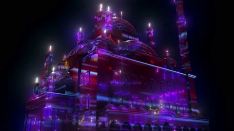 Abstract Masjid 4k Stock Footage 197519586