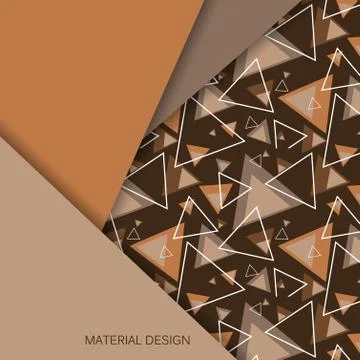 Abstract material design Stock Illustration