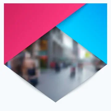 Abstract material design style of colourful vector elements for modern 스톡 일러스트
