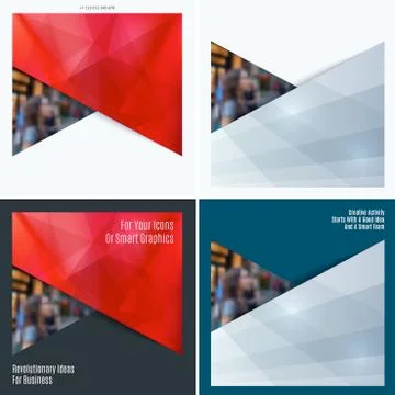 Abstract material design style of vector elements for graphic template. Modern Illustrazione stock