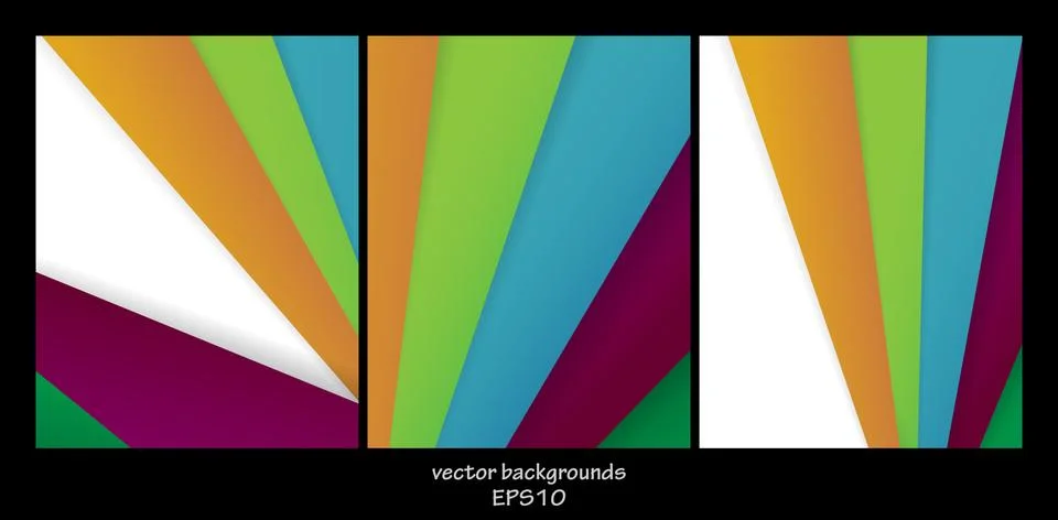 Abstract material designs Stock Illustration