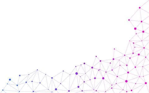 Abstract material with the image of a network of purple gradients. 스톡 일러스트