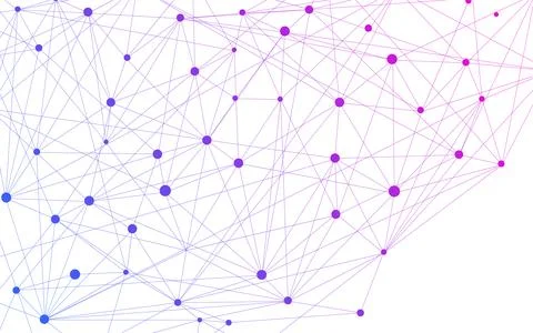 Abstract material with the image of a network of purple gradients. 스톡 일러스트