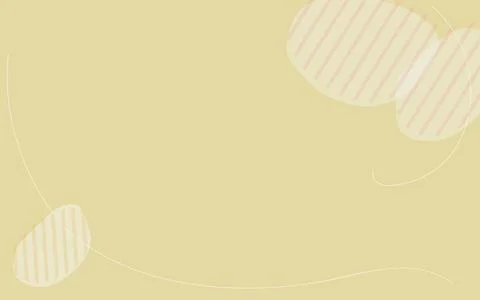 Abstract material of simple lines and figures, image of coffee beans Stock Illustration