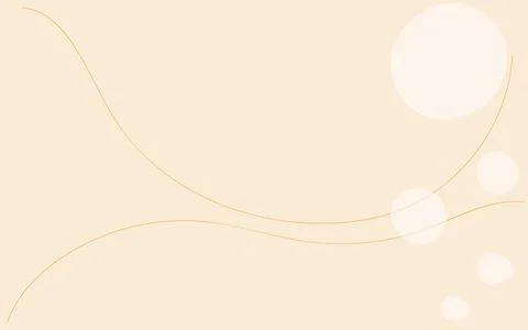 Abstract material of simple lines and figures, image of bubbles Stock Illustration