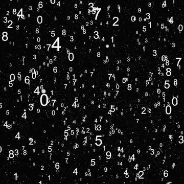 Abstract math number background 스톡 일러스트