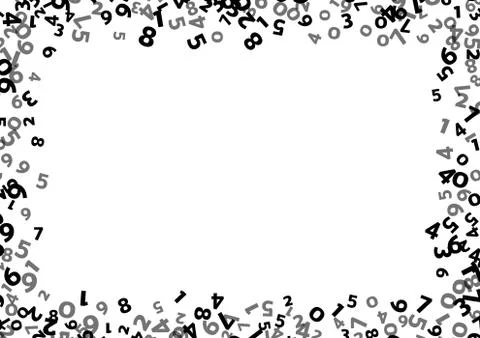 Abstract math number background. Vector illustration Stockillustratie