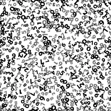 Abstract math number background. Vector illustration Stockillustratie