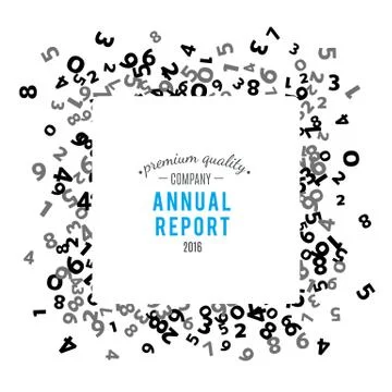 Abstract math number background. Vector illustration Stock Illustration