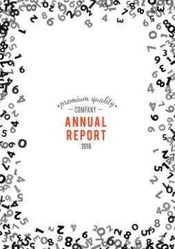 Abstract math number background. Vector illustration Stock Illustration