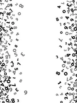 Abstract math number background. Vector illustration Stockillustratie