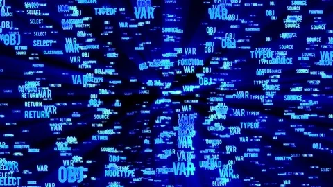 Abstract Matrix Background Video stock 80885308