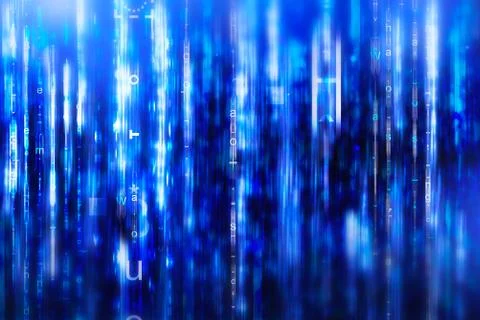 Abstract matrix background Illustration