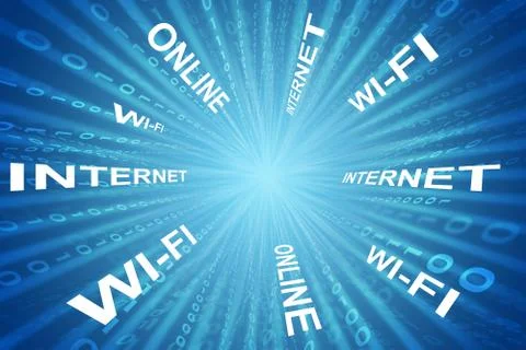 Abstract matrix background Ilustração Stock