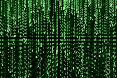 Abstract Matrix Background Stock Illustration