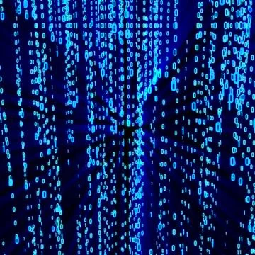 Abstract Matrix Background Illustration