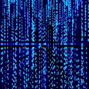 Abstract Matrix Background Illustrazione stock