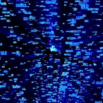 Abstract Matrix Background Stock Illustration