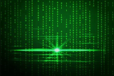 Abstract matrix background. イラスト素材