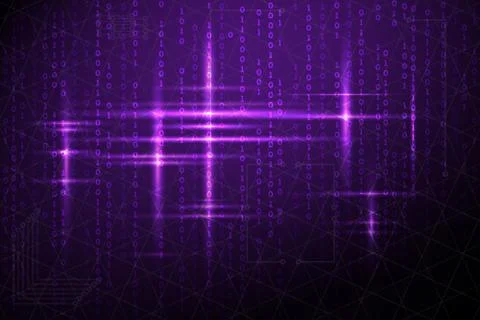 Abstract matrix background. 스톡 일러스트
