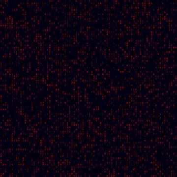 Abstract Matrix background. Red sparse binary background. Big sized seamles.. イラスト素材