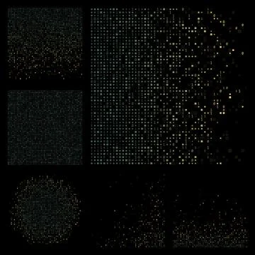 Abstract Matrix background. Soft pastel color theme backgrounds. Gradiented.. 스톡 일러스트