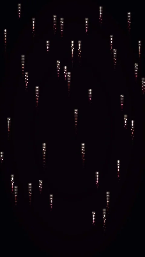 Abstract matrix gradient animated background with magenta mid colors Stock Footage 331310315