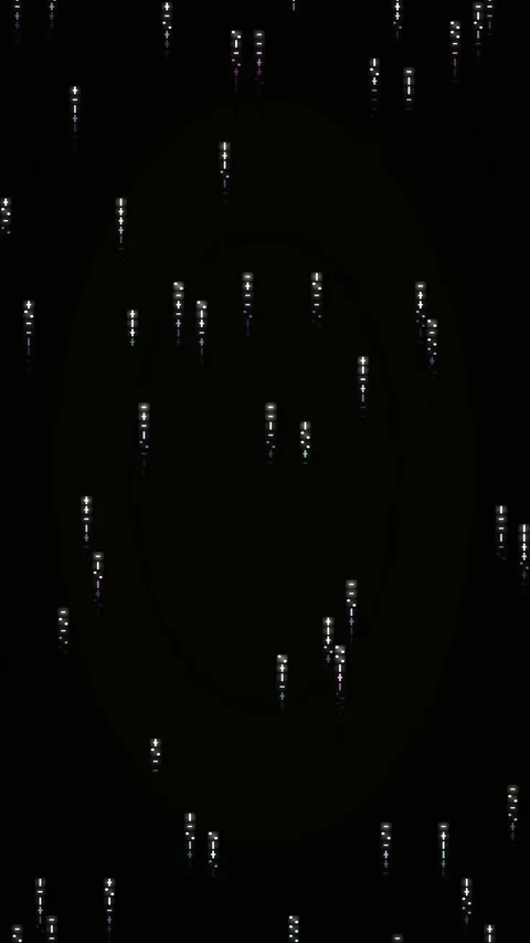 Abstract matrix gradient animated background with golden deep colors Stock Footage 331313752