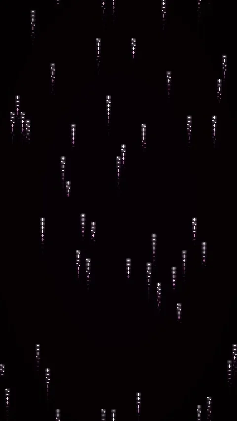 Abstract matrix gradient animated background with rose soft colors Stock Footage 331647868