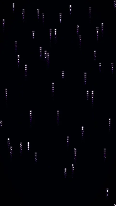 Abstract matrix gradient animated background with cobalt deep colors Stock Footage 331813109