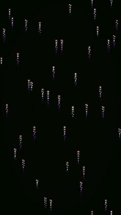 Abstract matrix gradient animated background with jade mid colors Stock Footage 331875412