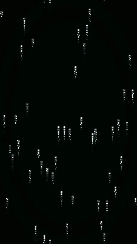 Abstract matrix gradient animated background with mint soft colors Stock Footage 331883395