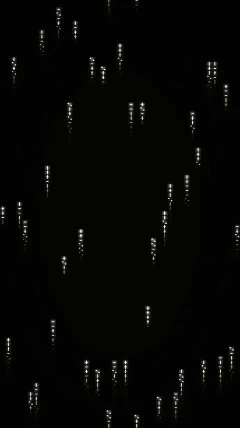 Abstract matrix gradient animated background with lime mid colors Stockbeeldmateriaal 331938876