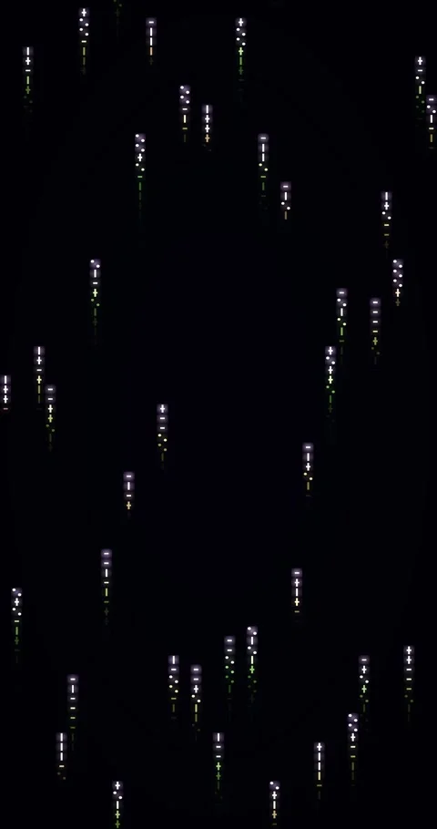 Abstract matrix gradient animated background with indigo mid colors 스톡 동영상 331942193