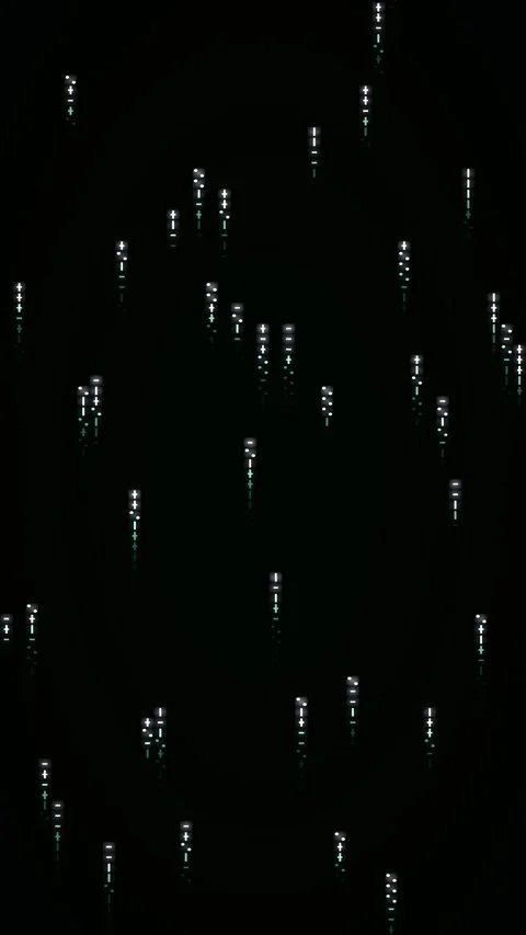 Abstract matrix gradient animated background with jade deep colors 스톡 동영상 331966888
