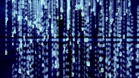 Abstract Matrix Motion Background Stock Footage 76796176