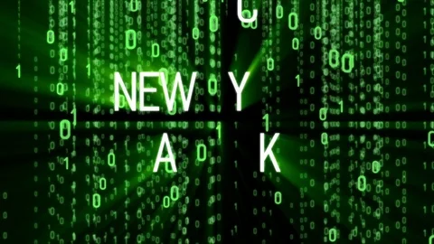 Abstract Matrix Motion Background Stock Footage 78573037
