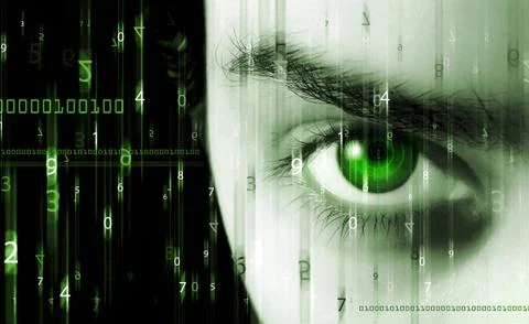 Abstract matrix Stock Photos