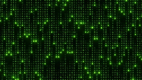 Abstract Matrix Technology Vídeo Stock 283906999