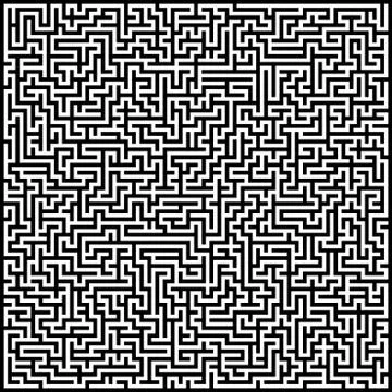 Abstract maze Stock Illustration