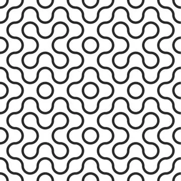 Abstract maze pattern background Stock Illustration