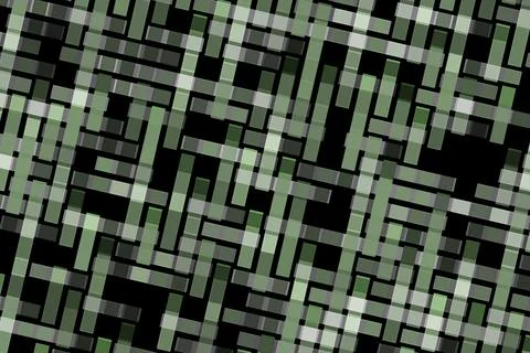 Abstract maze pattern with black gray and yellow accents Illustrazione stock