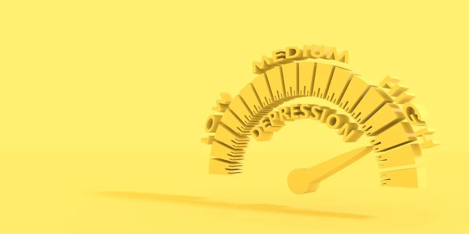 Abstract measuring device Stock Illustration