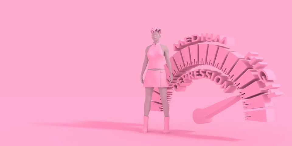 Abstract measuring device Stock Illustration