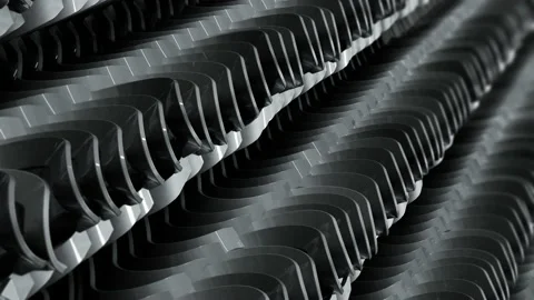 Abstract Mechanical Background High Contrast Video stock 223613219